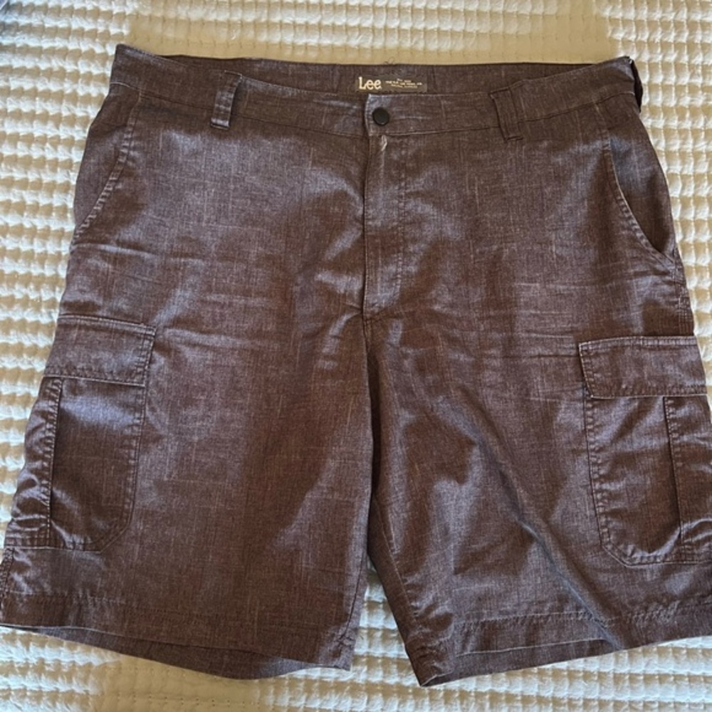 Lee Men's gray Cargo Shorts